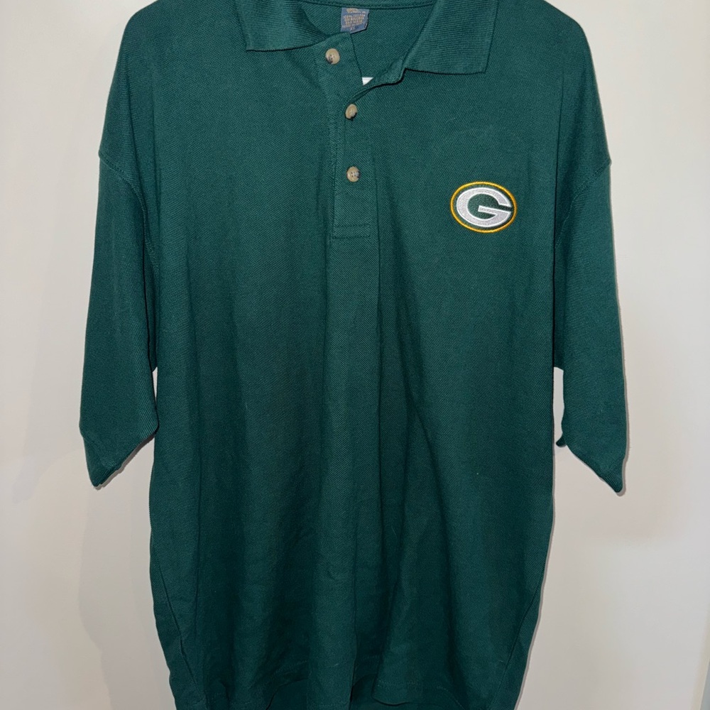 Classic Green Polo Shirt with Emblem